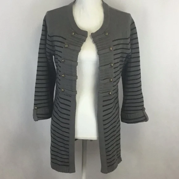 Debbie Morgan Open Cardigan Sweater - Picture 1 of 6